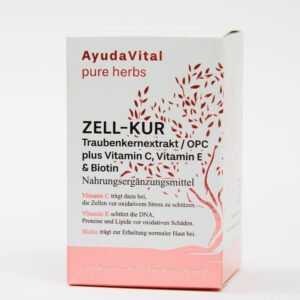Zell-Kur Traubenkernextrakt / OPC plus Vitamin C, Vitamin E & Biotin - Pure Herbs