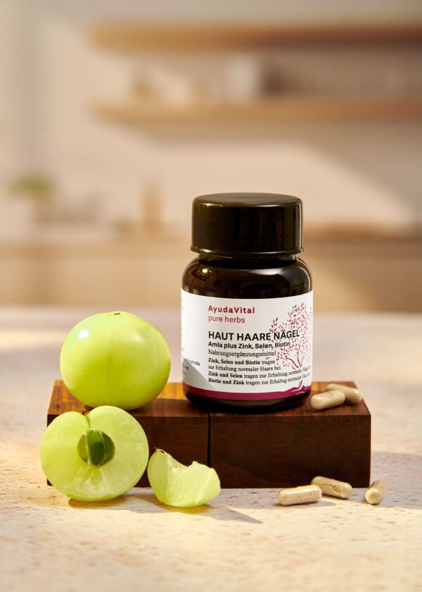 Haut Haare Nägel Amla plus Zink*, Selen*, Biotin* - Pure Herbs - Image 2