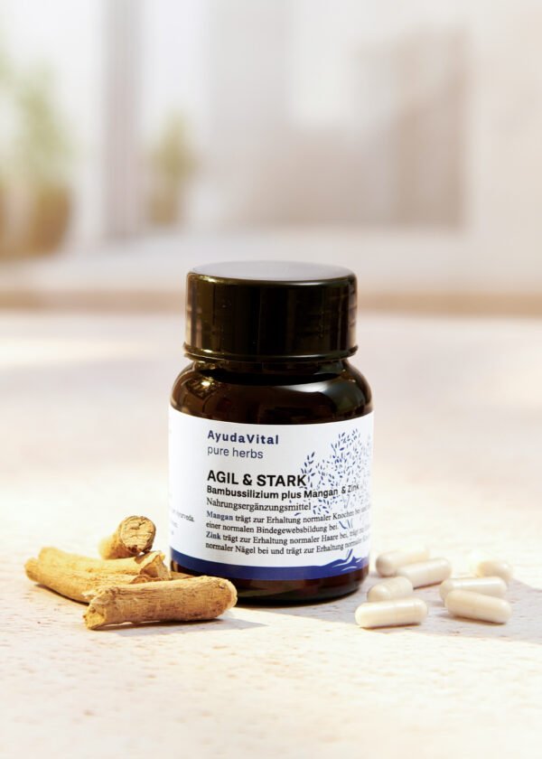 Agil & Stark Bambussilizium plus Mangan & Zink - Pure Herbs - Image 2